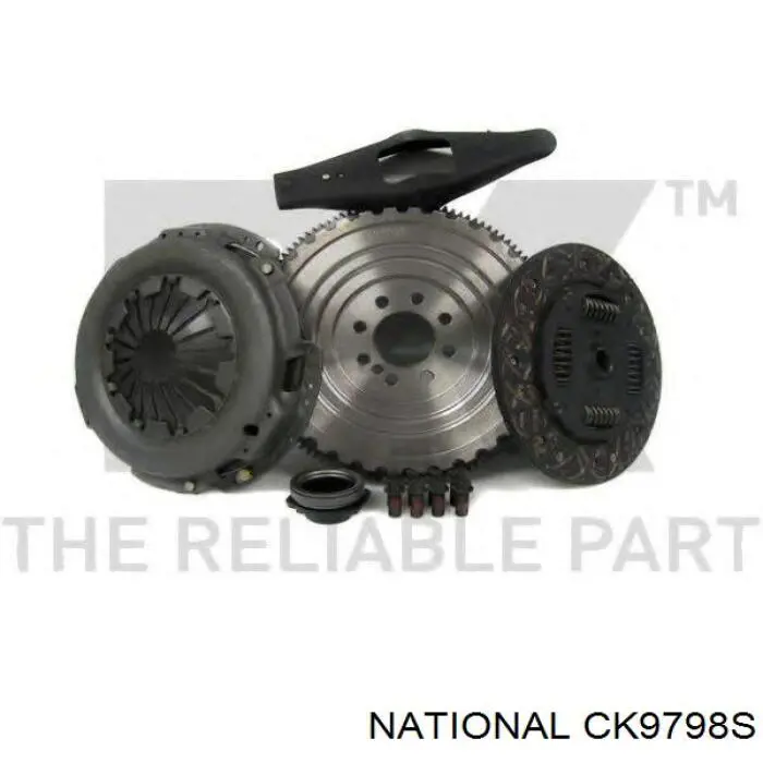 Kit de embraiagem (3 peças) National CK9798S