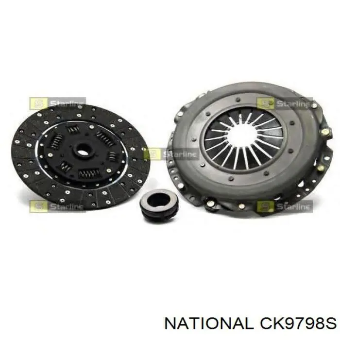 CK9798S National Kit de embraiagem (3 peças)