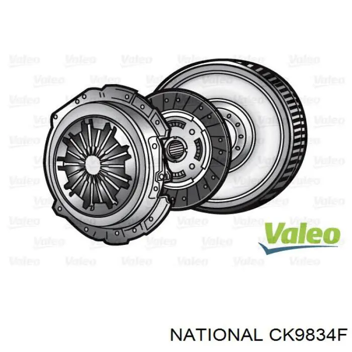 CK9834F National Kit de embraiagem (3 peças)