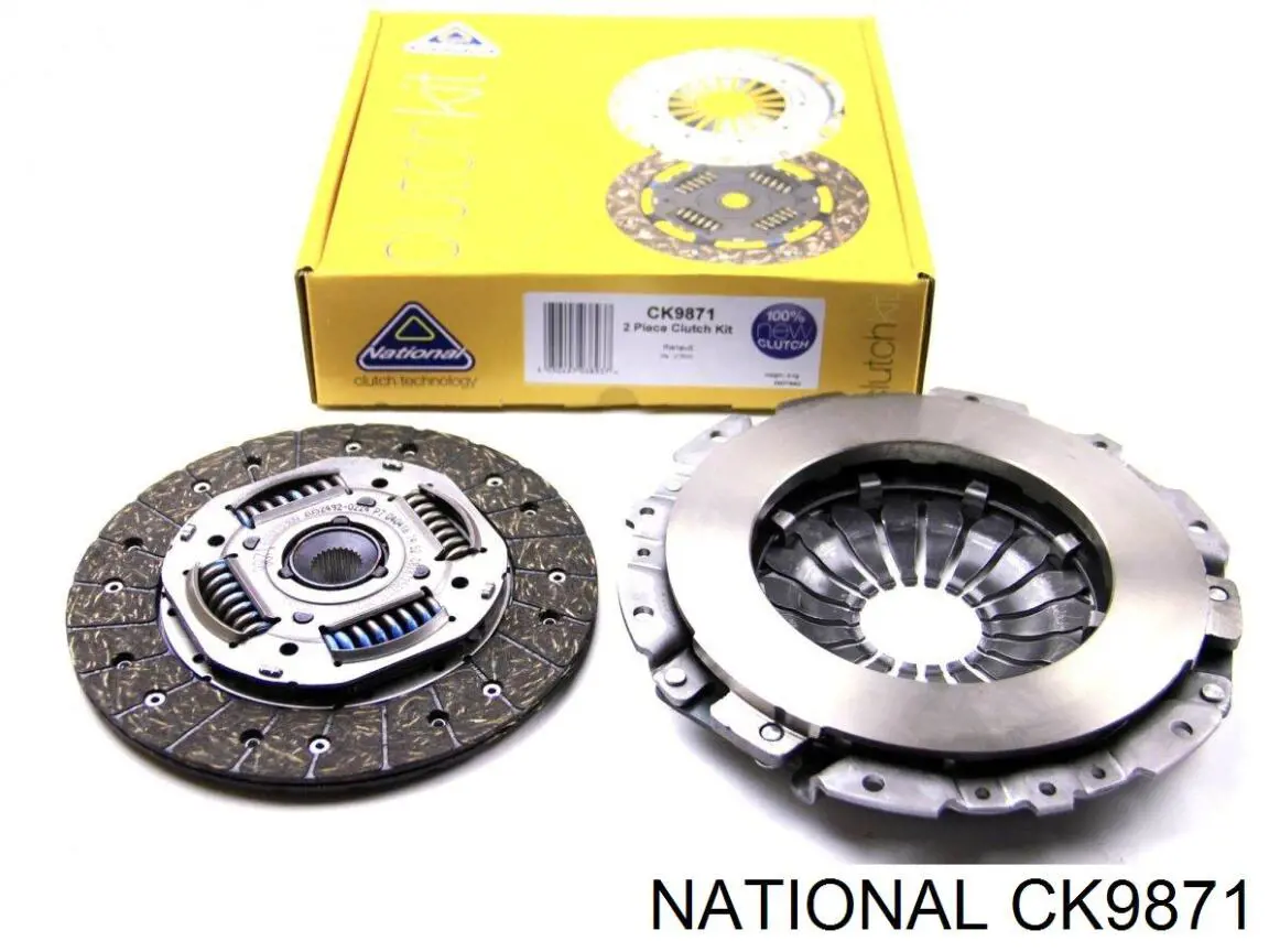 CK9871 National Kit de embraiagem (3 peças)