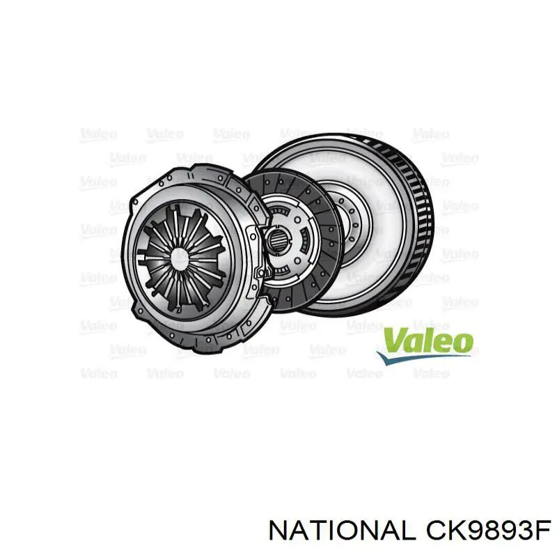 Compre CK9893F National Kit de embraiagem (3 peças)