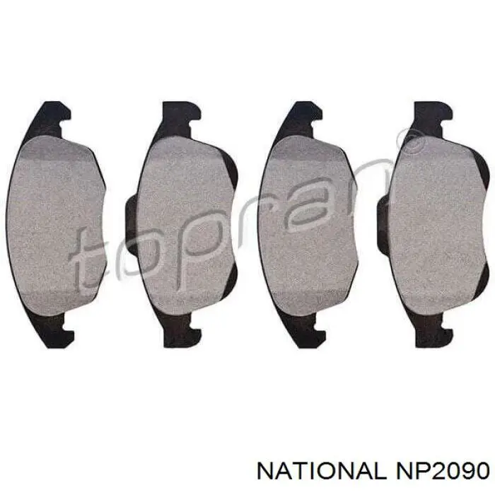 Sapatas do freio dianteiras de disco National NP2090 preço, a partir de 29,63 USD