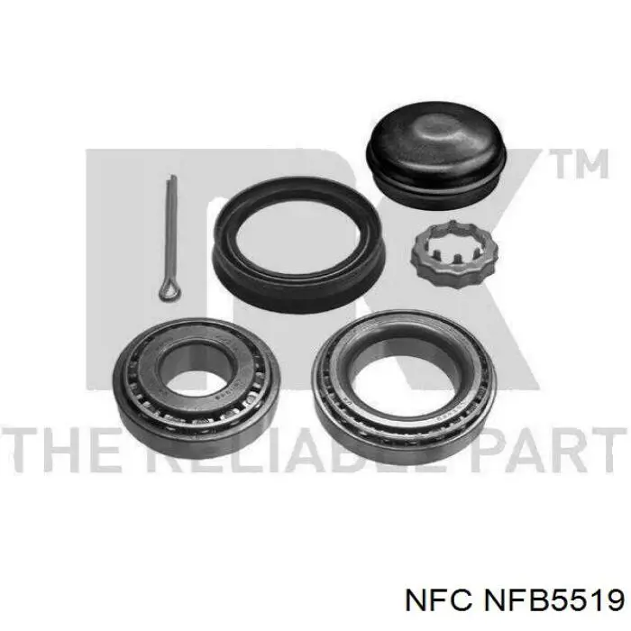 Rolamento de cubo traseiro NFC NFB5519 preço, a partir de 14,42 USD