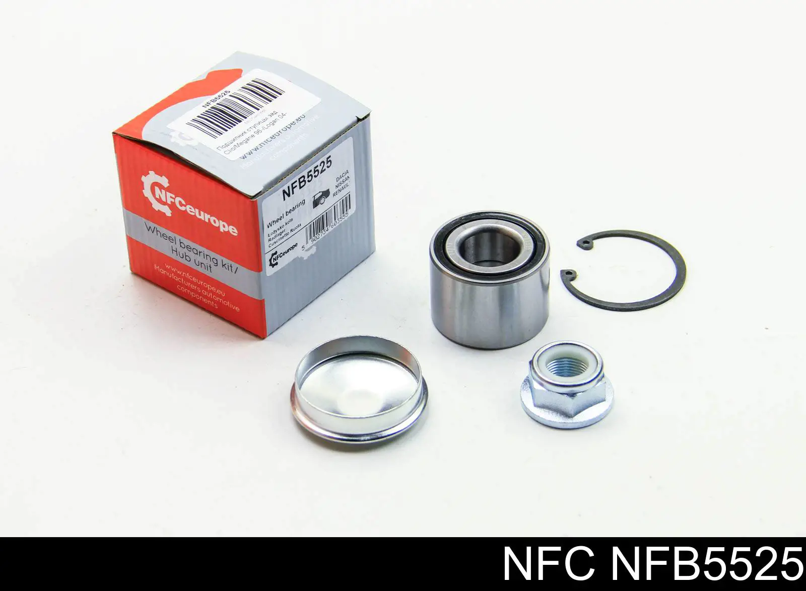 NFB5525 NFC Rolamento de cubo traseiro