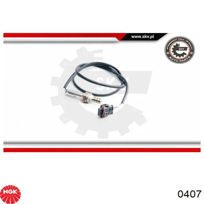 Compre 0407 NGK Sonda lambda, sensor de oxigênio