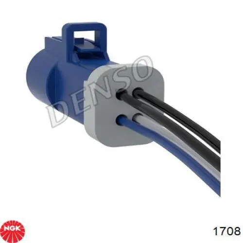 Sonda lambda, sensor de oxigênio até o catalisador 1708 NGK