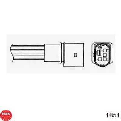 Sonda lambda, sensor de oxigênio até o catalisador 1851 NGK