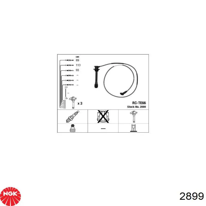 Compre 2899 NGK Suporte do freio traseiro esquerdo