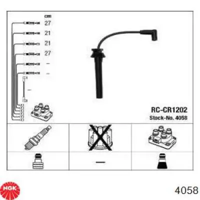 Fios de alta voltagem, kit NGK 4058 preço, a partir de 39,25 USD