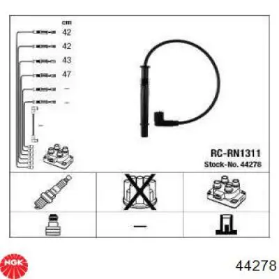 Compre 44278 NGK Fios de alta voltagem, kit