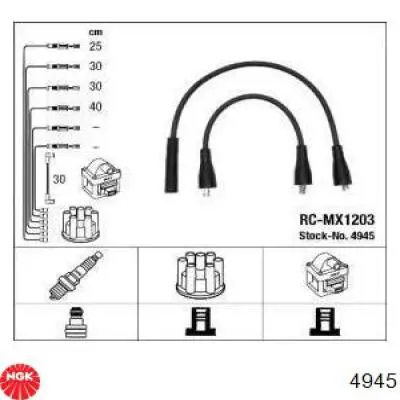 Fios de alta voltagem, kit NGK 4945 preço, a partir de 17,19 USD