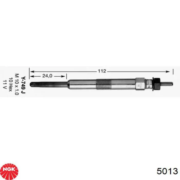Vela de incandescência NGK 5013 preço, a partir de 21,25 USD