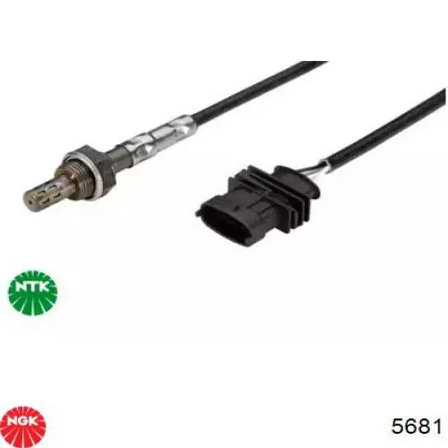 Sonda lambda, sensor de oxigênio até o catalisador 5681 NGK