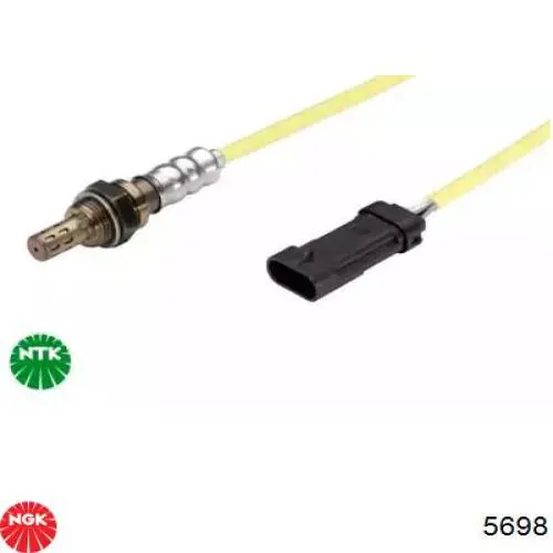 Sonda lambda, sensor de oxigênio depois de catalisador 5698 NGK