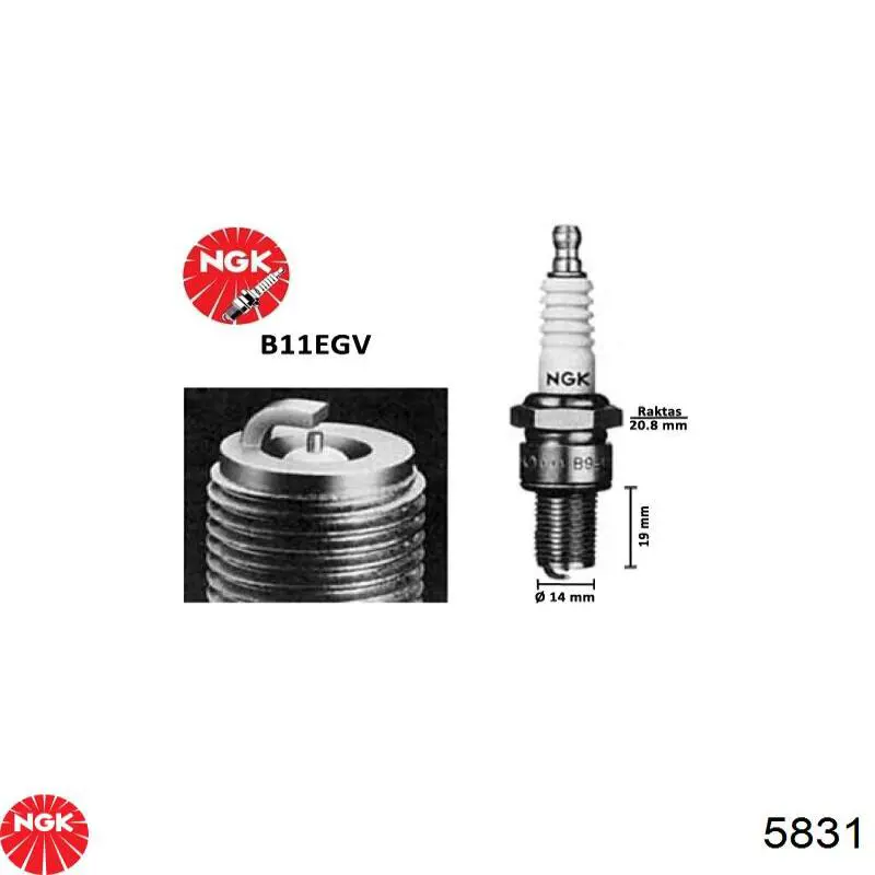 Compre 5831 NGK Vela de ignição