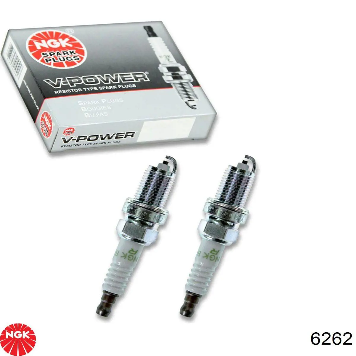 Vela de ignição NGK 6262 preço, a partir de 3,09 USD