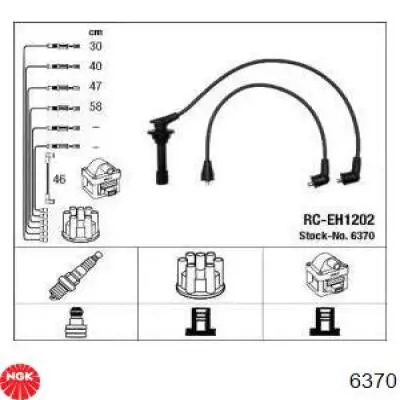 Compre 6370 NGK Fios de alta voltagem, kit