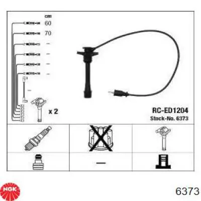 Fios de alta voltagem, kit NGK 6373 preço, a partir de 37,37 USD