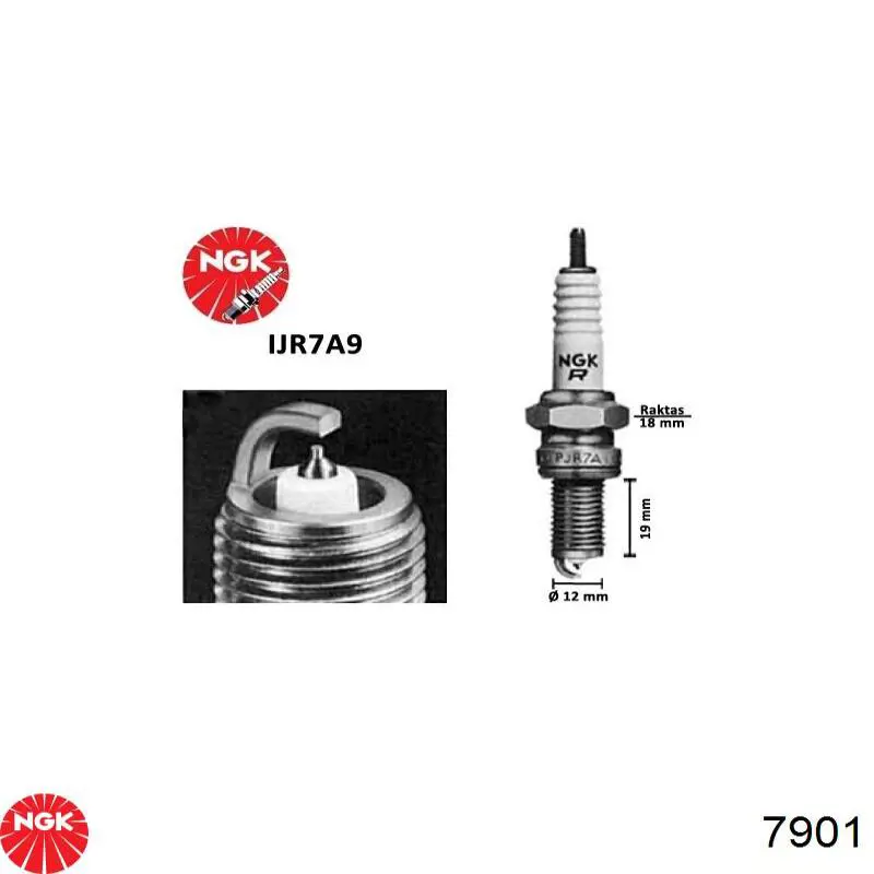 Vela de ignição NGK 7901 preço, a partir de 9,14 USD