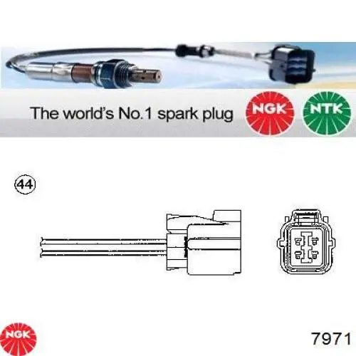 Compre 7971 NGK Sonda lambda, sensor de oxigênio