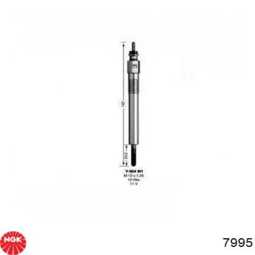 Vela de incandescência NGK 7995 preço, a partir de 12,67 USD