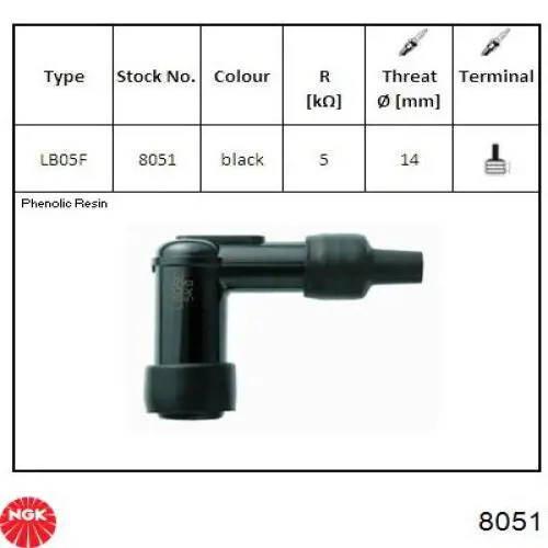 Ponta da vela de ignição NGK LB05F preço, a partir de 8,42 USD