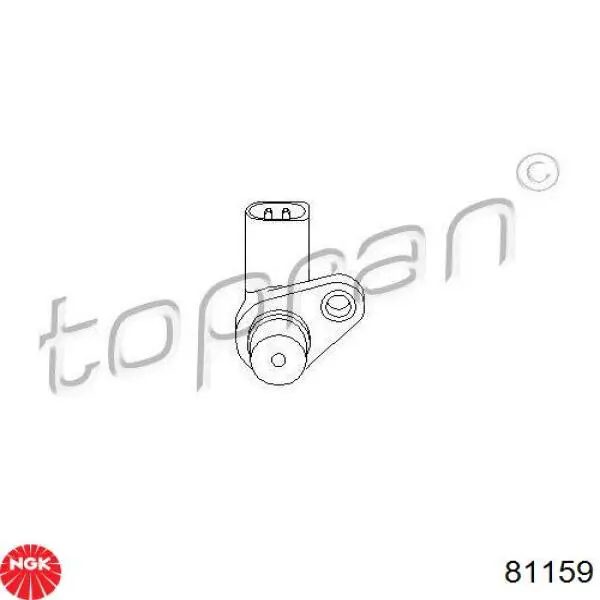 Compre 81159 NGK Sensor de posição (de revoluções) de cambota