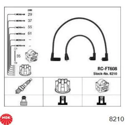 Fios de alta voltagem, kit NGK 8210 preço, a partir de 23,90 USD