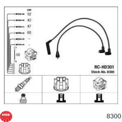 Fios de alta voltagem, kit NGK 8300 preço, a partir de 20,81 USD