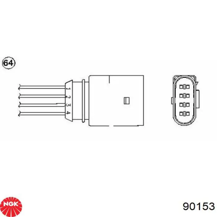  NGK 90153 preço, a partir de 204,59 USD