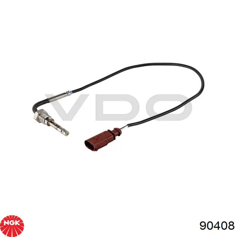 Sensor de temperatura dos gases de escape (GE), antes de turbina 90408 NGK