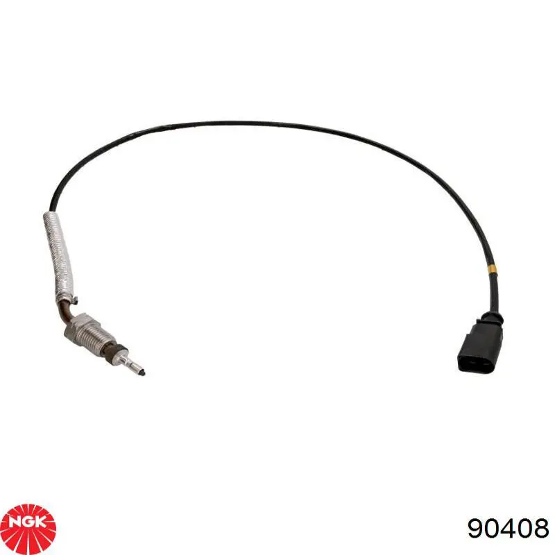 Compre 90408 NGK Sensor de temperatura dos gases de escape (GE), antes de turbina