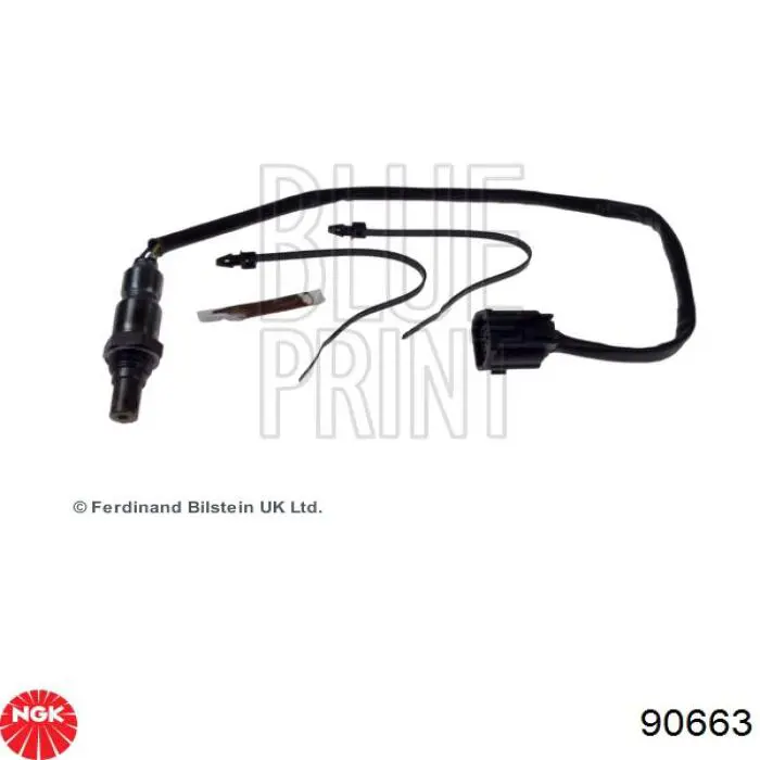 Sonda lambda, sensor de oxigênio até o catalisador NGK 90663 preço, a partir de 181,94 USD