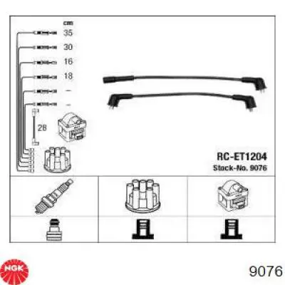 Compre 9076 NGK Fios de alta voltagem, kit