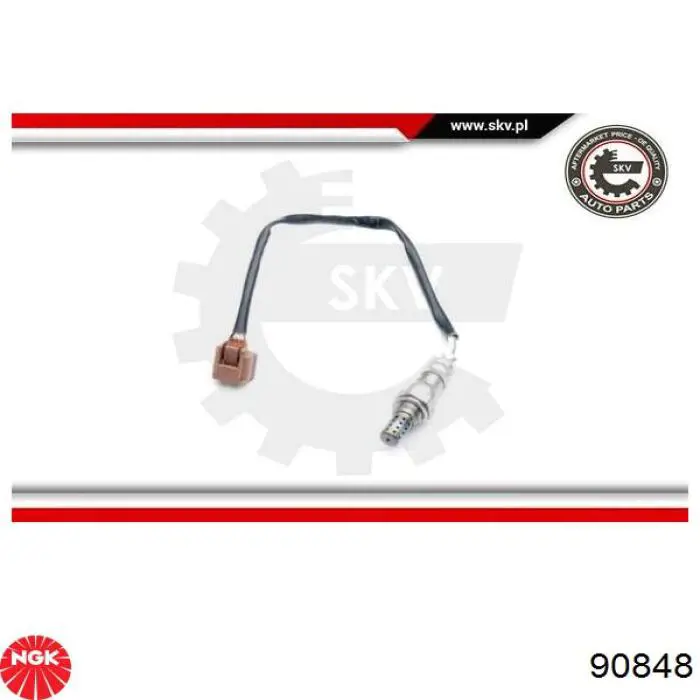 Sonda lambda, sensor de oxigênio até o catalisador NGK 90848 preço, a partir de 48,61 USD