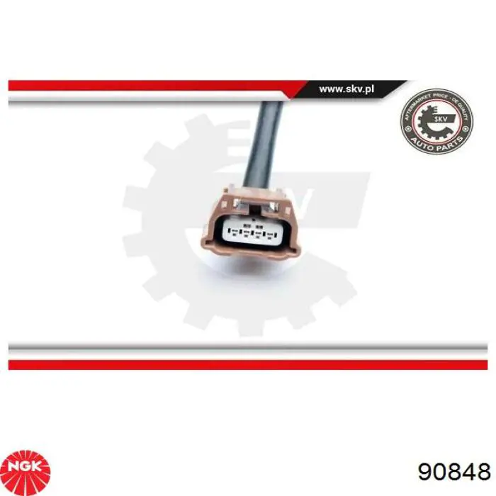 Compre 90848 NGK Sonda lambda, sensor de oxigênio até o catalisador