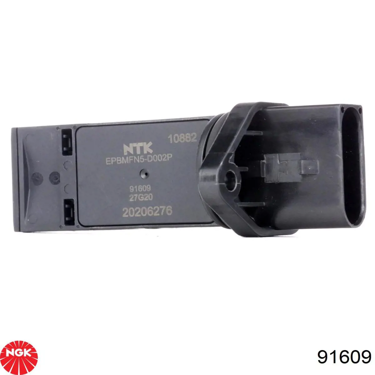 91609 NGK Sensor de fluxo (consumo) de ar, medidor de consumo M.A.F. - (Mass Airflow)