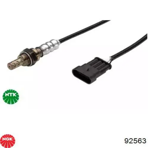 Sonda lambda, sensor de oxigênio até o catalisador 92563 NGK