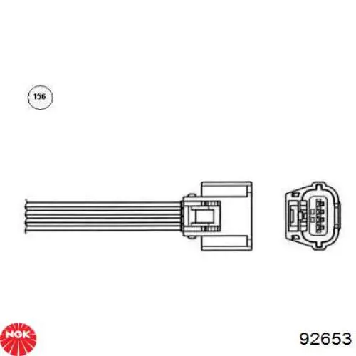 Sonda lambda, sensor de oxigênio depois de catalisador Nissan/Infiniti OZA603N18 preço, a partir de 44,48 USD