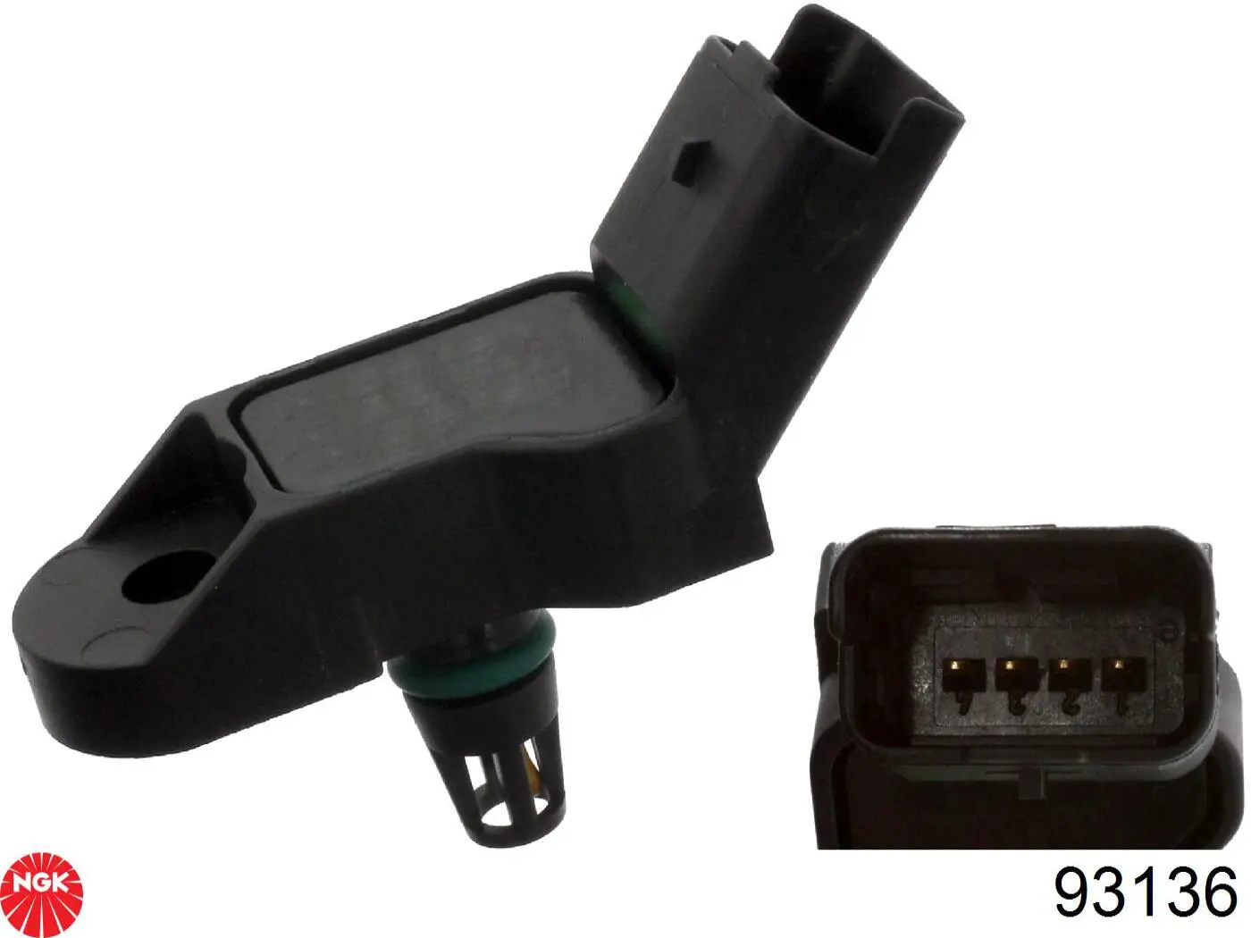 Compre 93136 NGK Sensor de pressão no coletor de admissão, MAP