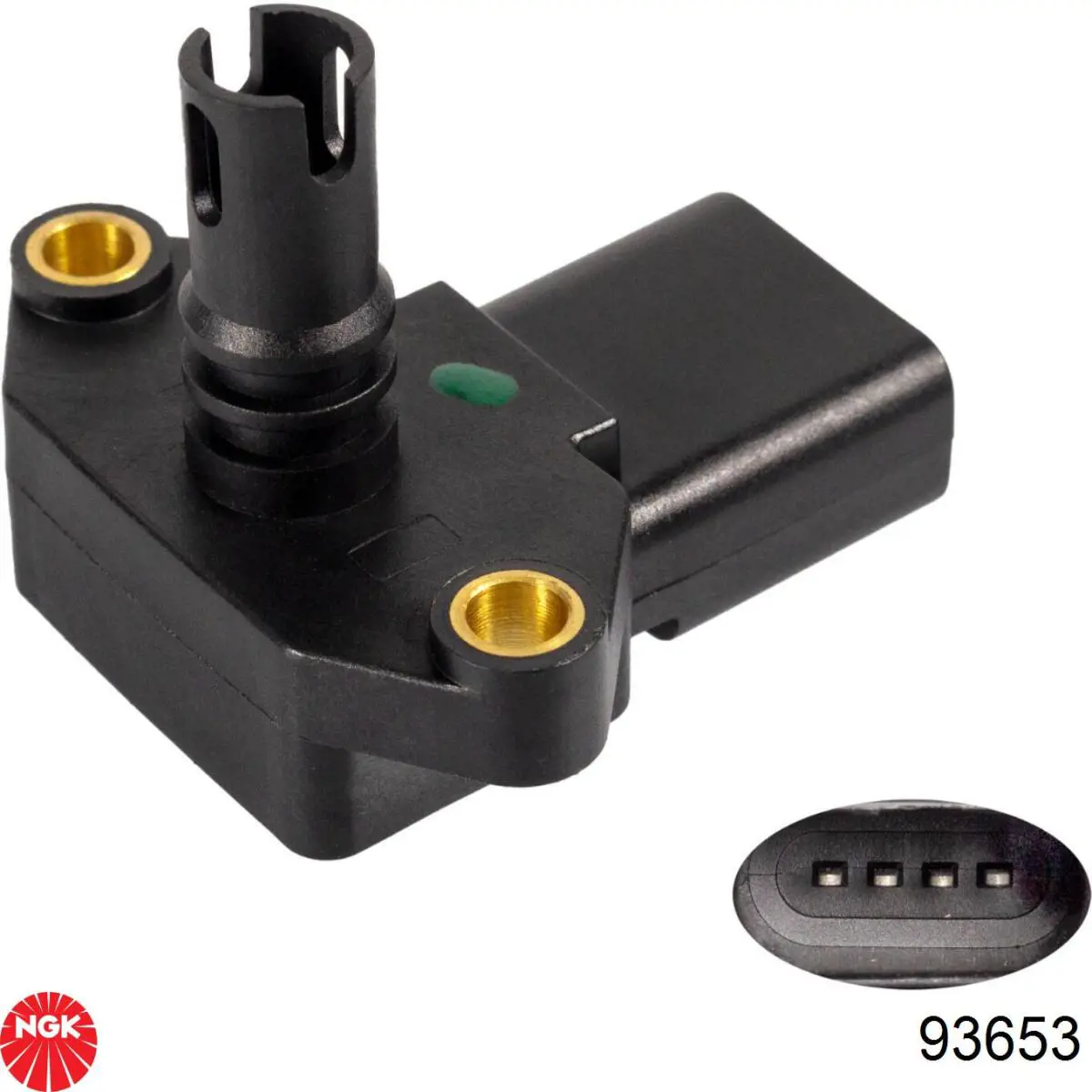Compre 93653 NGK Sensor de pressão no coletor de admissão, MAP