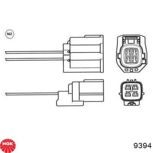 Sonda lambda, sensor de oxigênio até o catalisador NGK 9394 preço, a partir de 102,26 USD