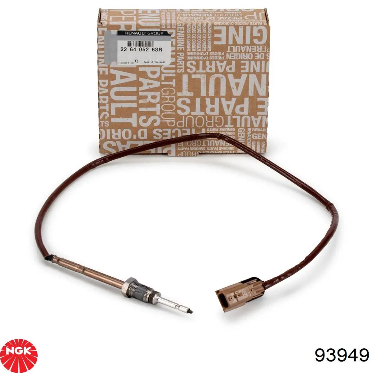 93949 NGK Sensor de temperatura dos gases de escape (GE), até o catalisador