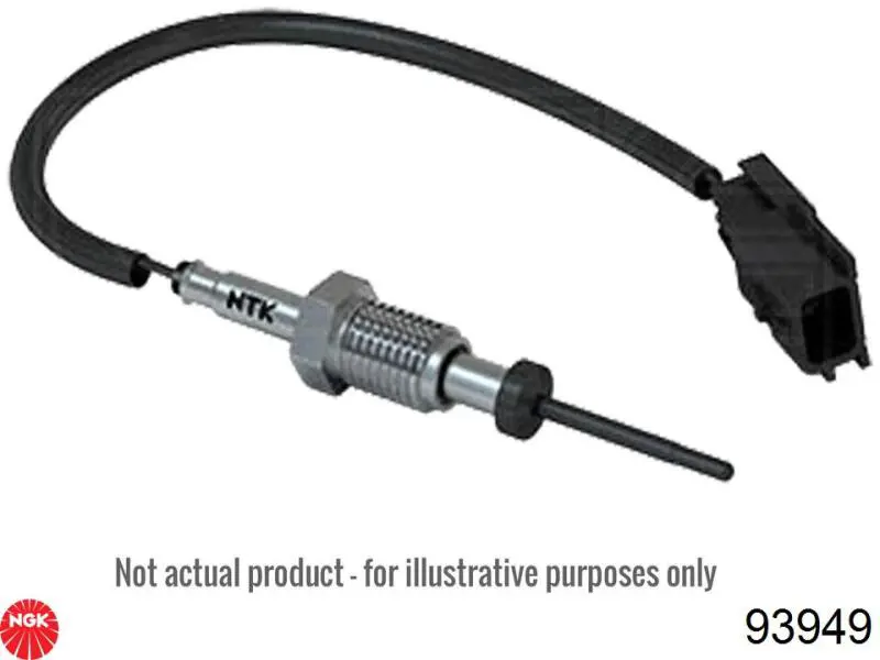 2263100QAC Renault (RVI) Sensor de temperatura dos gases de escape (GE), até o catalisador