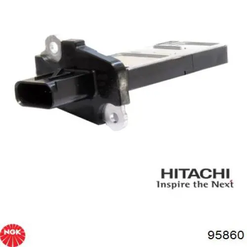 Sensor de fluxo (consumo) de ar, medidor de consumo M.A.F. - (Mass Airflow) 95860 NGK