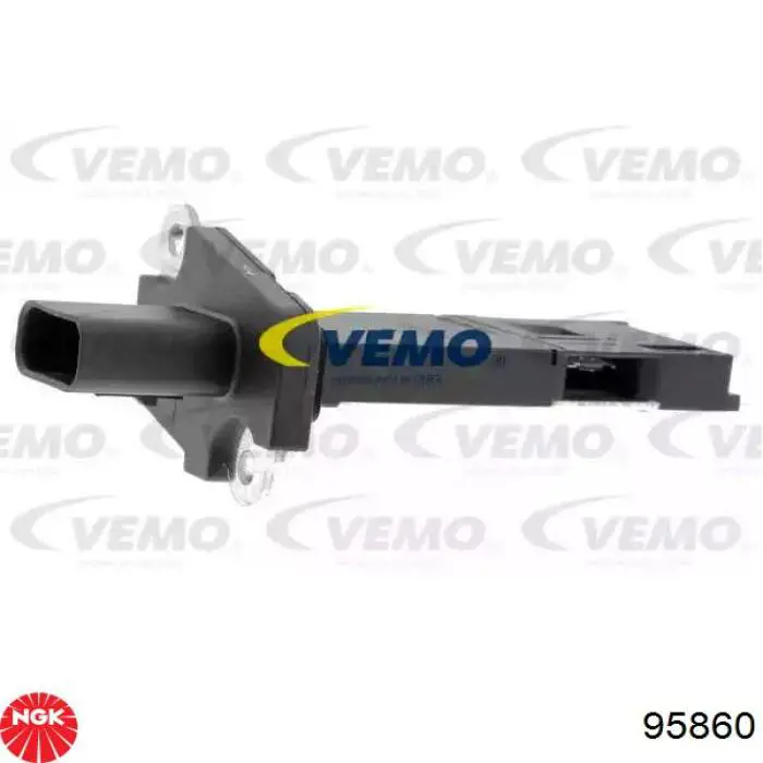 Sensor de fluxo (consumo) de ar, medidor de consumo M.A.F. - (Mass Airflow) NGK 95860 preço, a partir de 74,32 USD