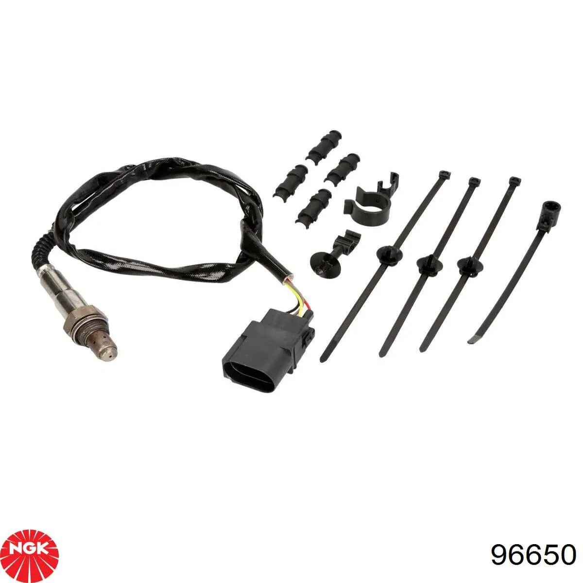 96650 NGK Sonda lambda, sensor de oxigênio até o catalisador