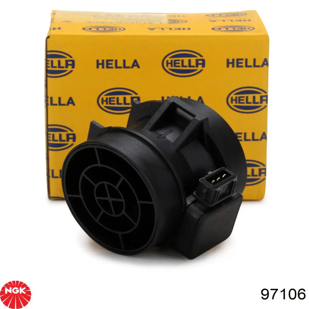 Sensor de fluxo (consumo) de ar, medidor de consumo M.A.F. - (Mass Airflow) NGK 97106 preço, a partir de 82,13 USD