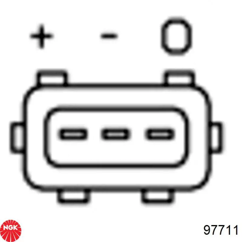 Compre 97711 NGK Sensor de pressão no coletor de admissão, MAP