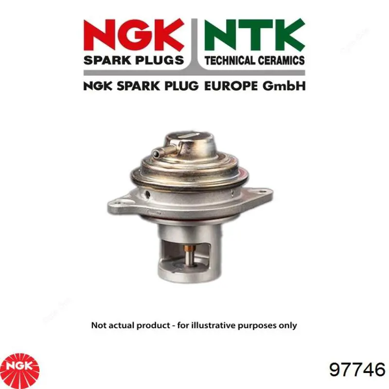 Válvula EGR de recirculação dos gases 97746 NGK